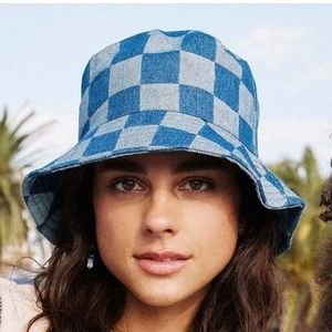 Checkered Bucket Hat